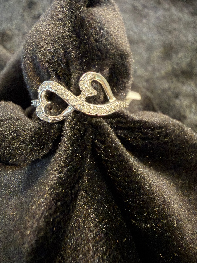 110 Ct Diamond Sterling Silver Ring